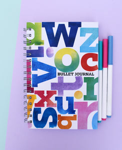 BULLET JOURNAL LIBRETA DE PUNTOS LETTER WATER