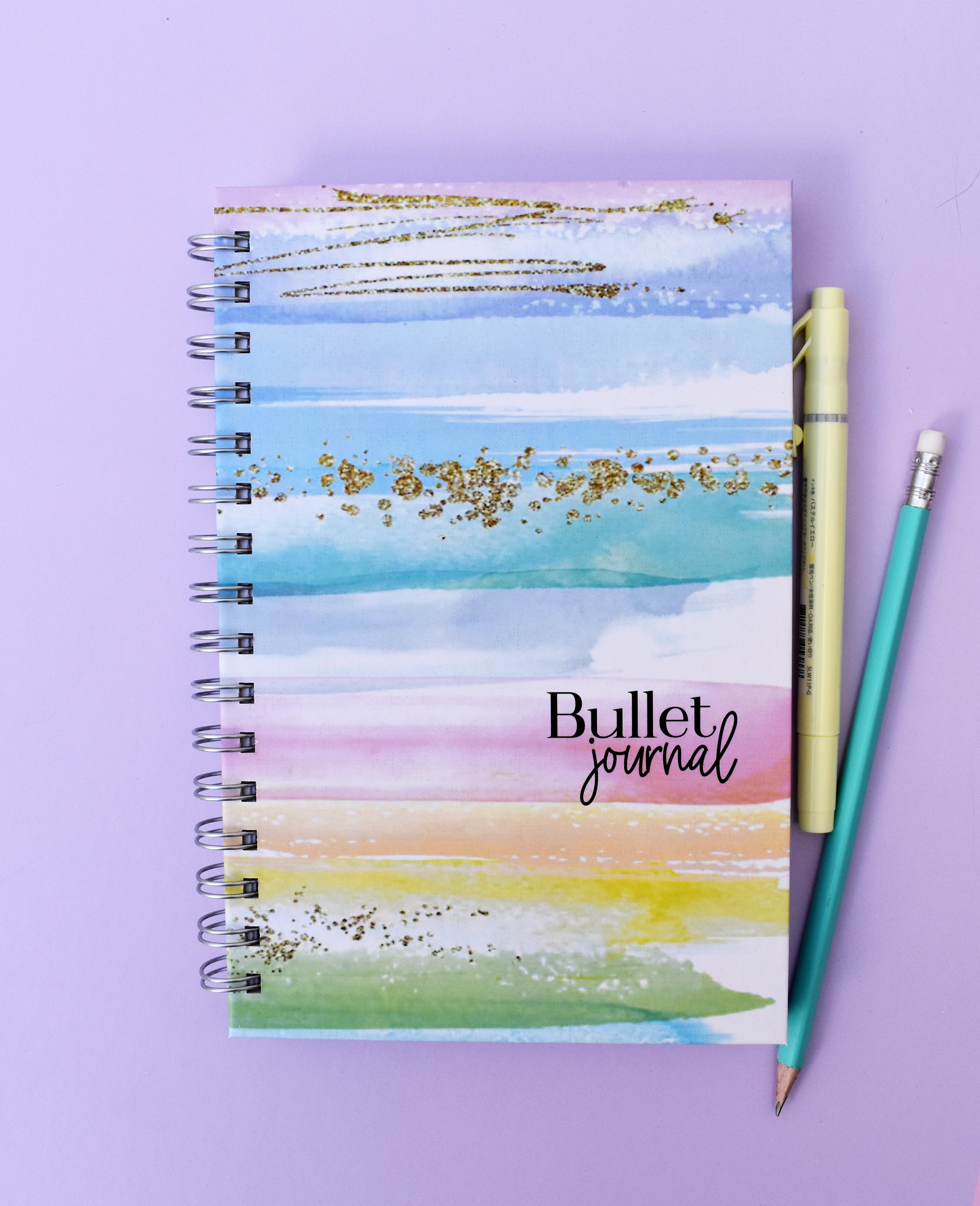 BULLET JOURNAL LIBRETA DE PUNTOS PASTEL BRUSH