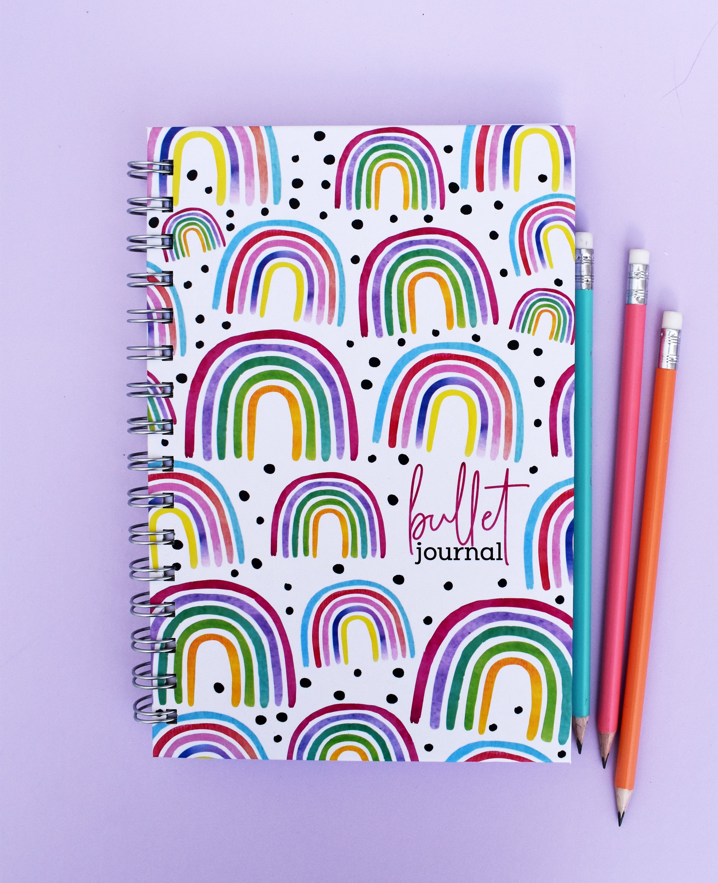 BULLET JOURNAL LIBRETA DE PUNTOS RAINBOW WATER